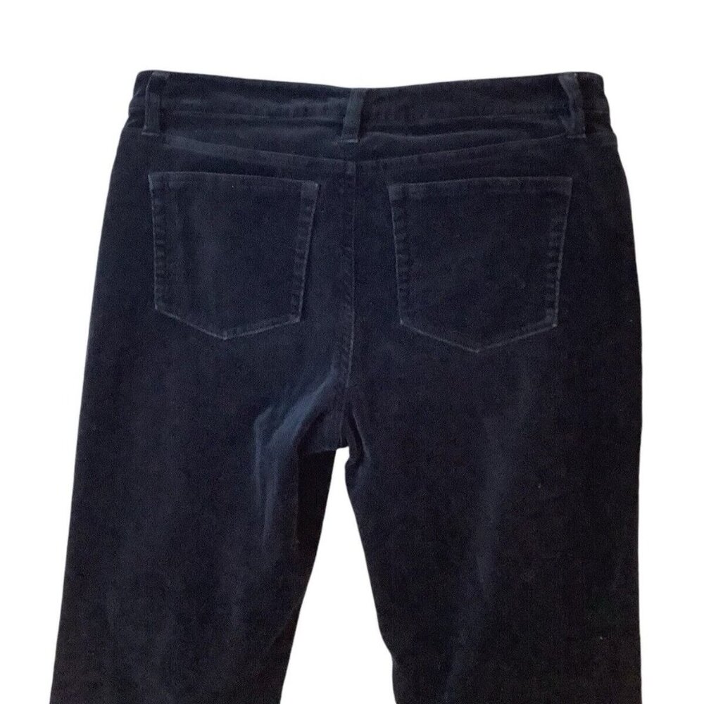 Lauren Ralph Lauren Dark Blue Velvety Mid-Rise Straight Leg Jeans Womens Size 2 - Picture 9 of 9